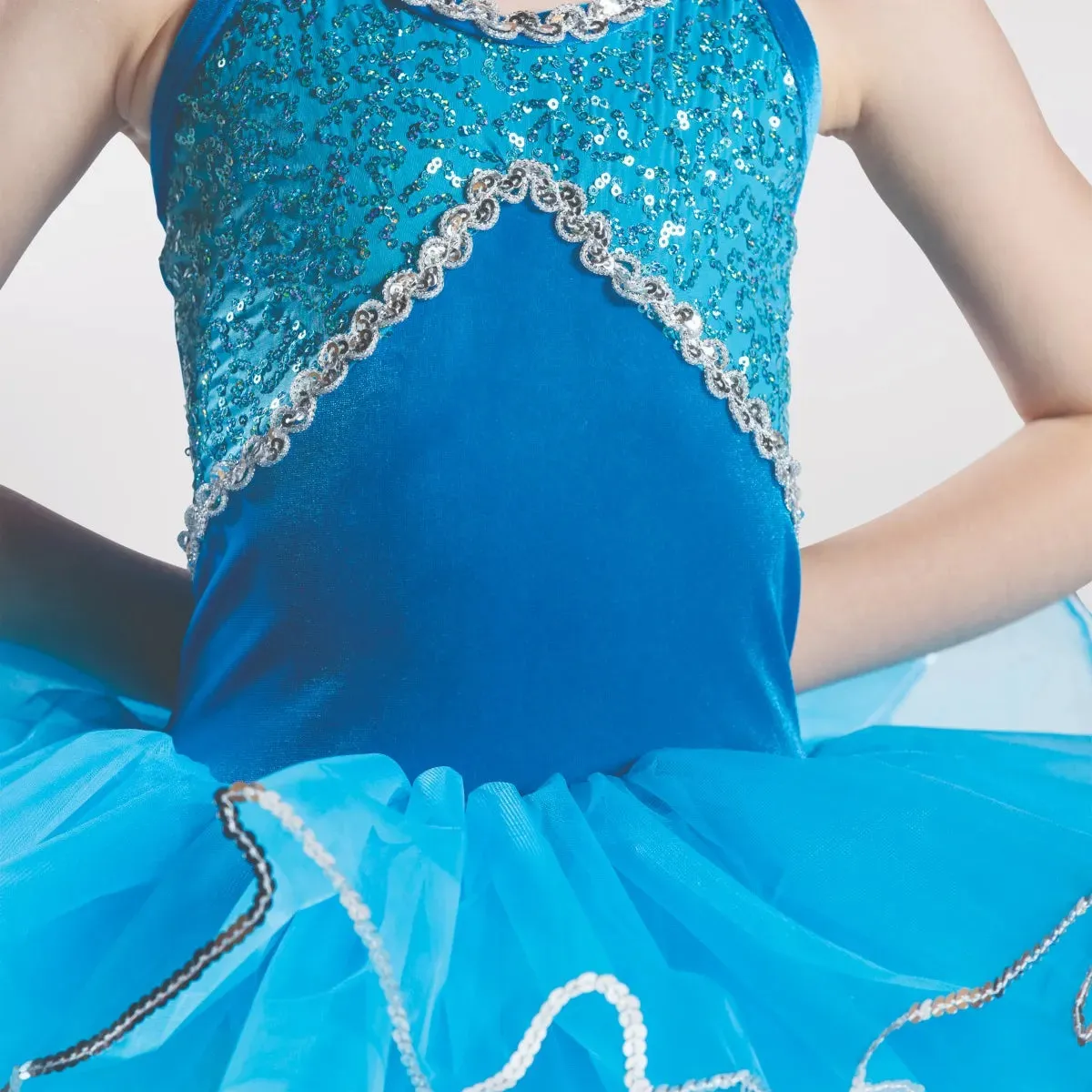 1st Position Velvet Bodice with Sequin Trim Tutu