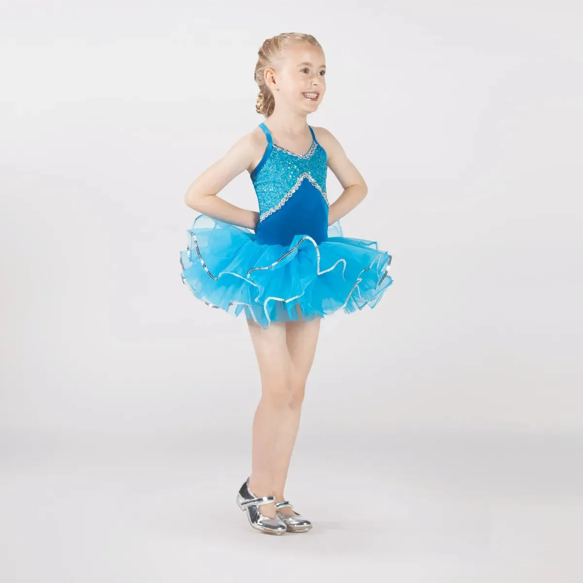 1st Position Velvet Bodice with Sequin Trim Tutu