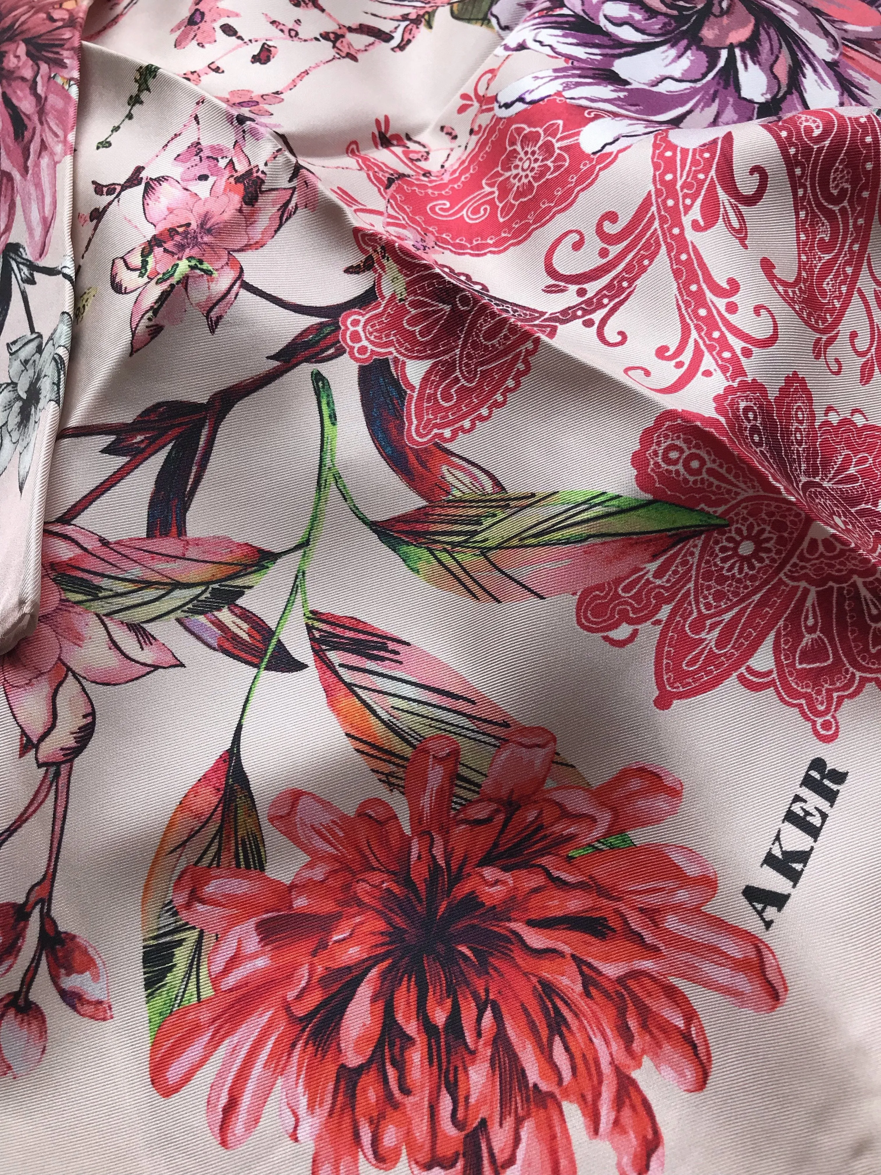 Aker Romance Turkish Silk Hijab Scarf