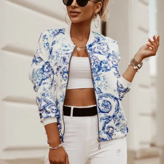 Artistic Designer Windbreaker Style Light Jacket
