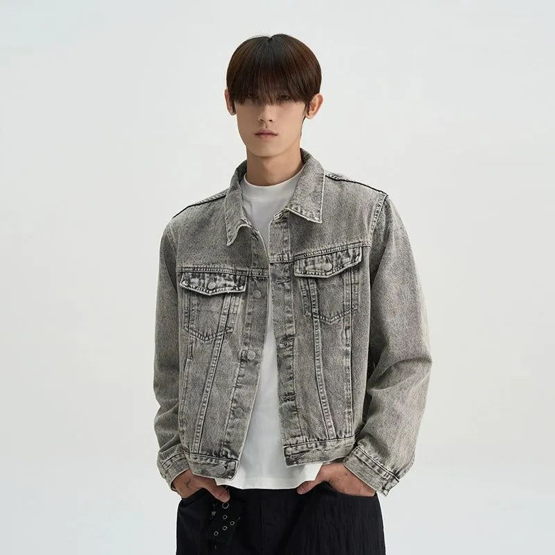 Boxy Acid Washed Denim Jacket