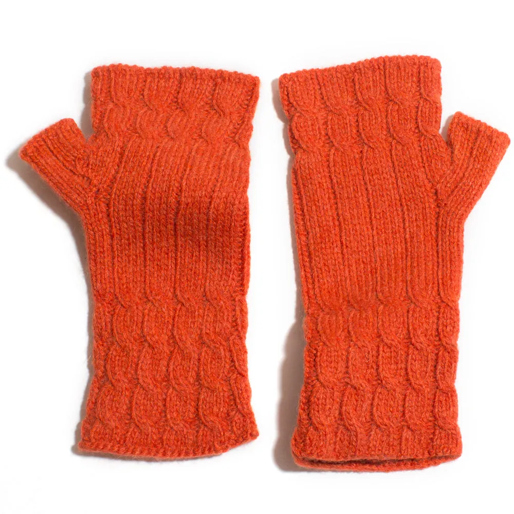 Cabled Hand Warmers