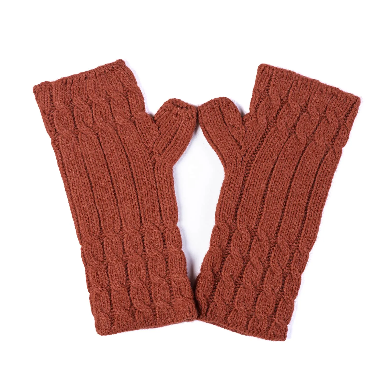 Cabled Hand Warmers