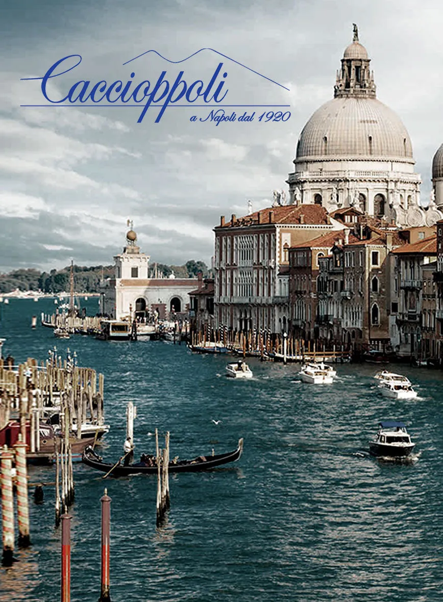 Caccioppoli Sun Dream Lisarn Blue Wool Silk Suit