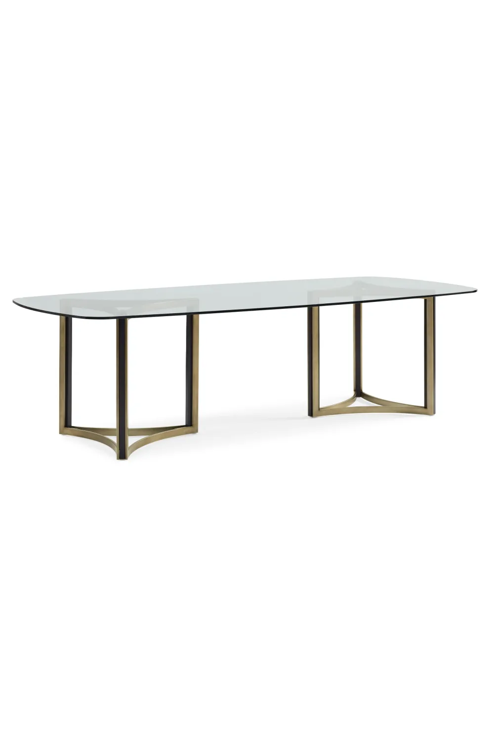 Double Pedestal Dining Table | Caracole Remix