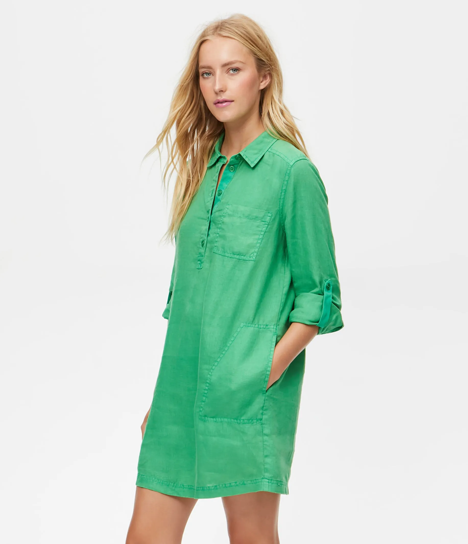 Eleanor Linen Shirt Dress