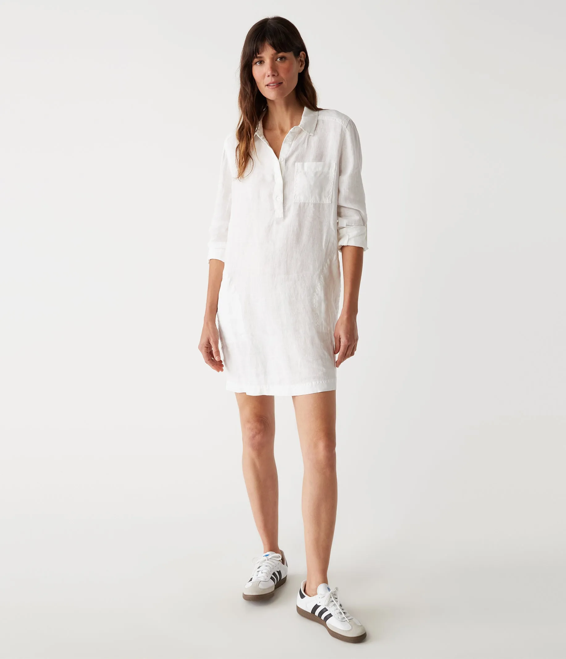 Eleanor Linen Shirt Dress