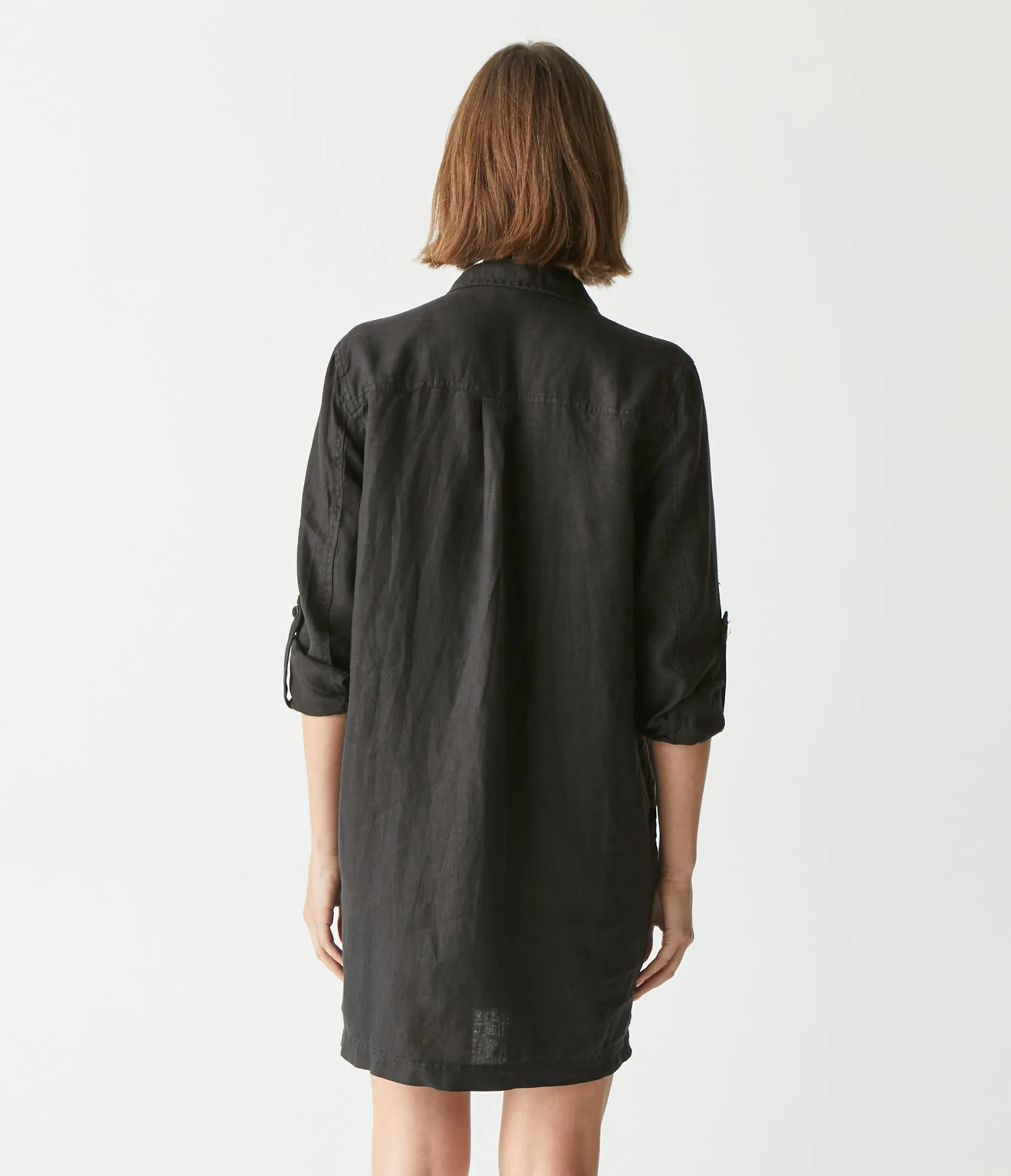 Eleanor Linen Shirt Dress