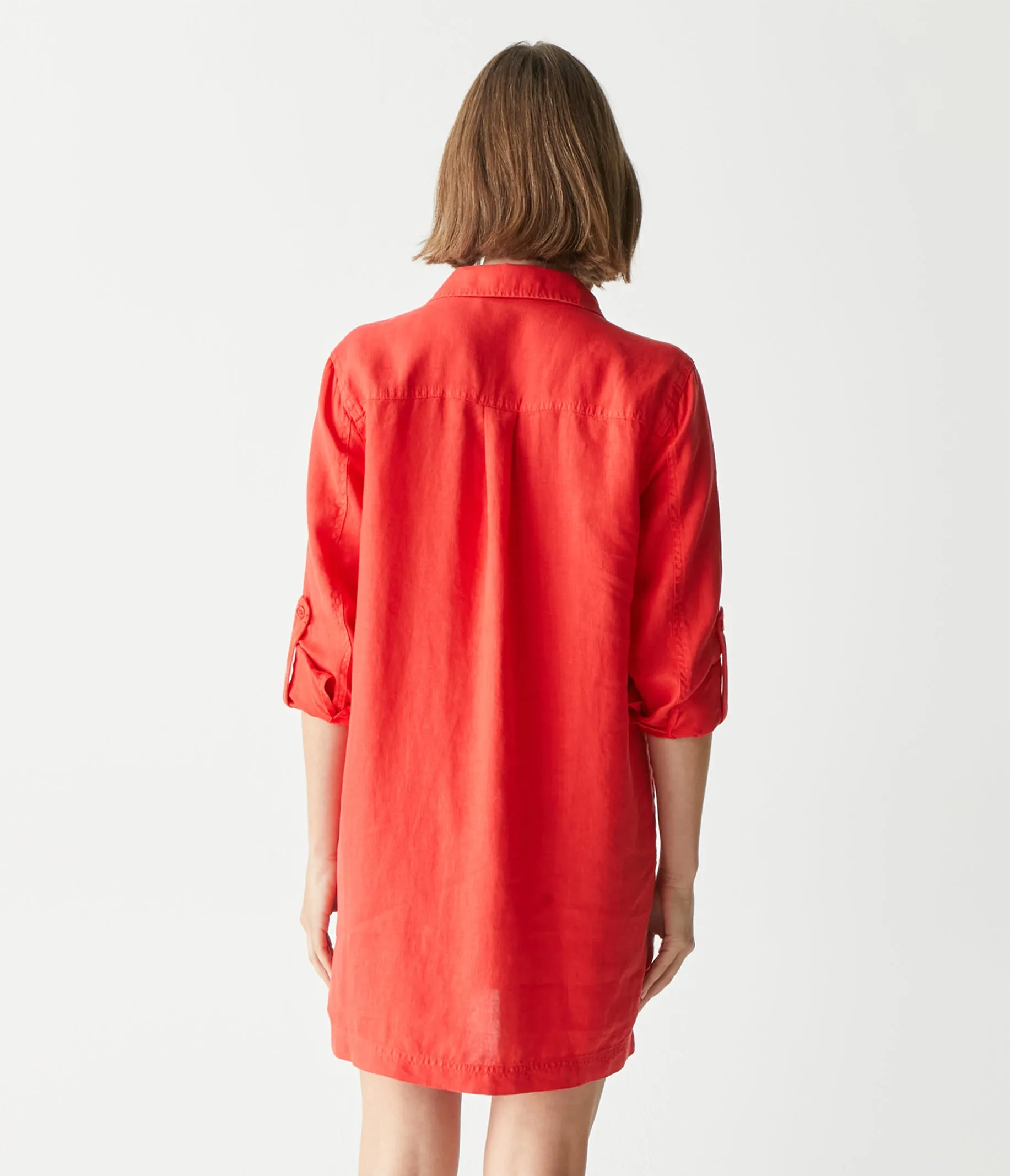 Eleanor Linen Shirt Dress