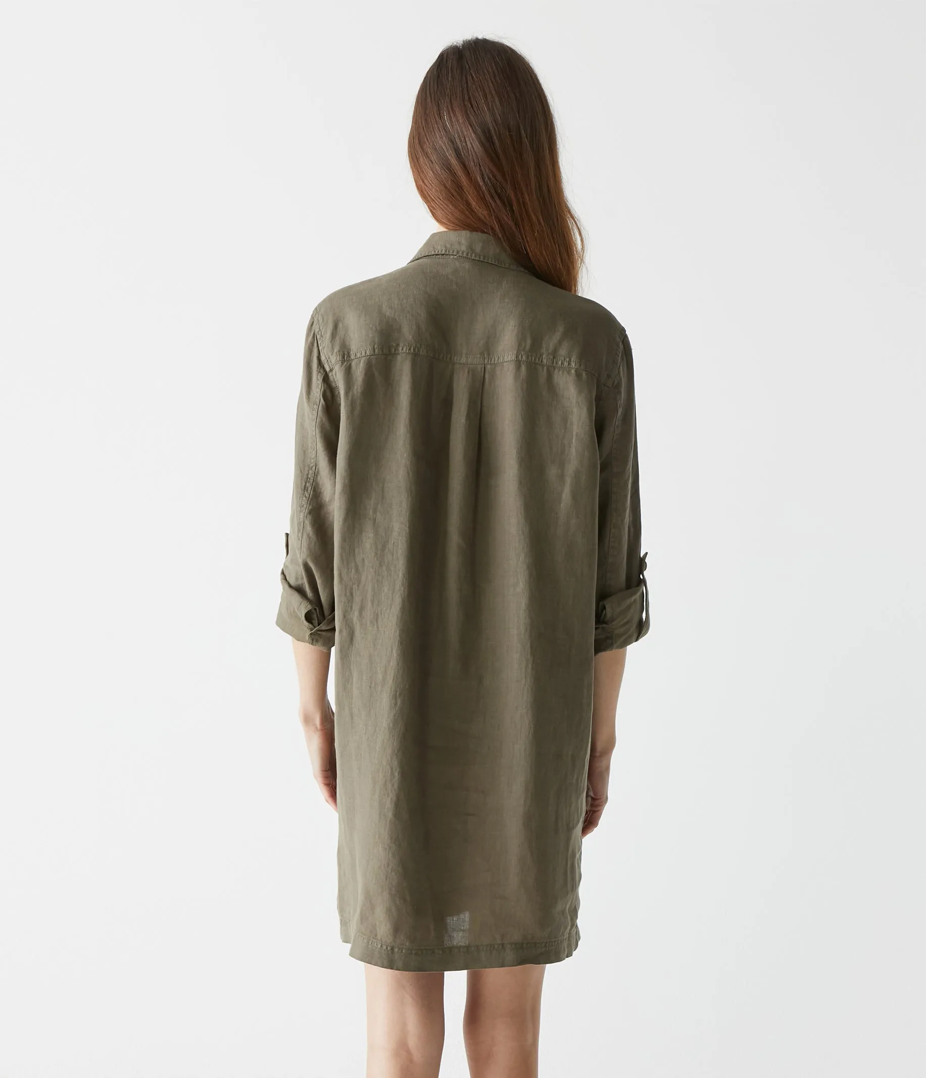 Eleanor Linen Shirt Dress