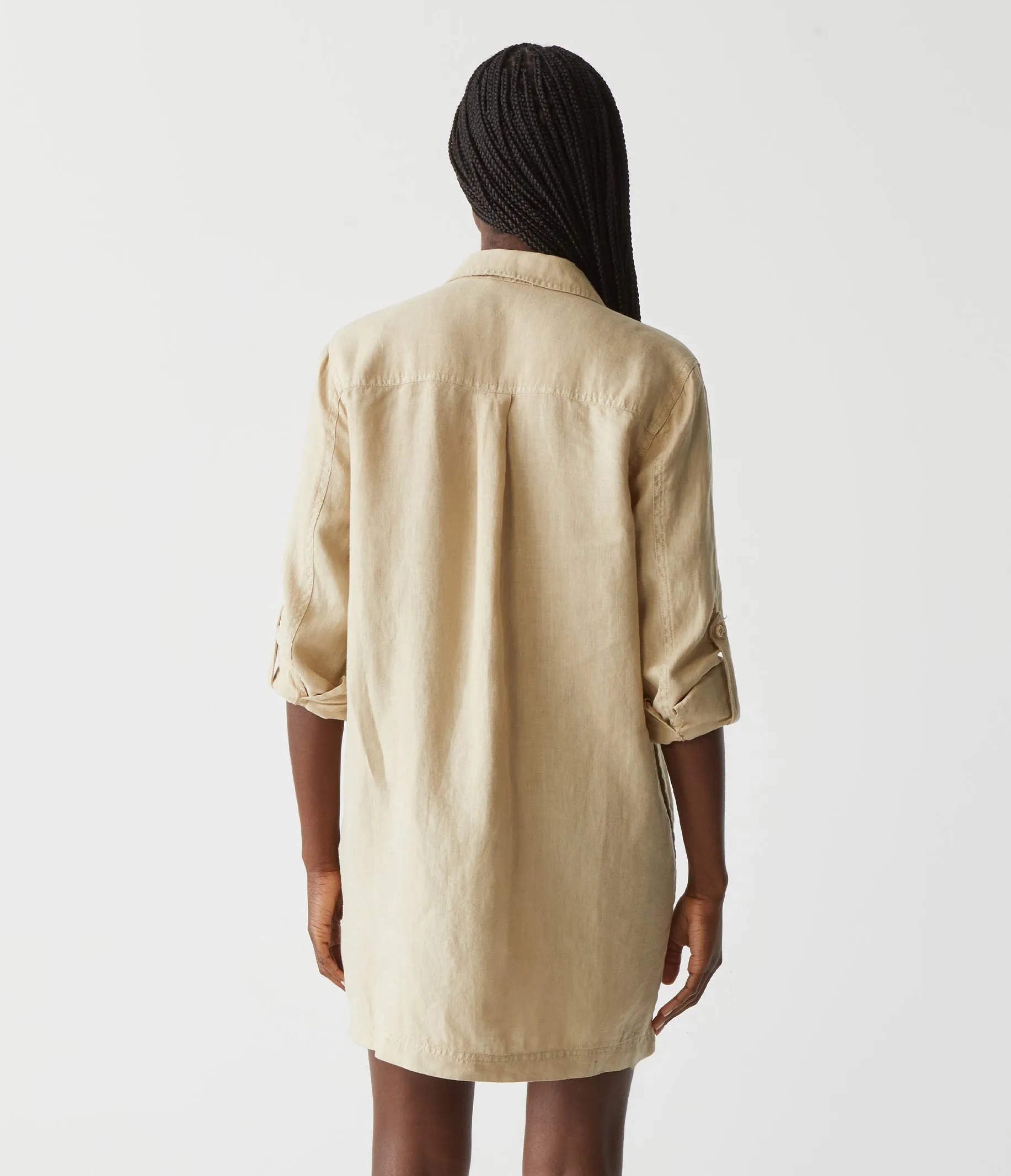 Eleanor Linen Shirt Dress