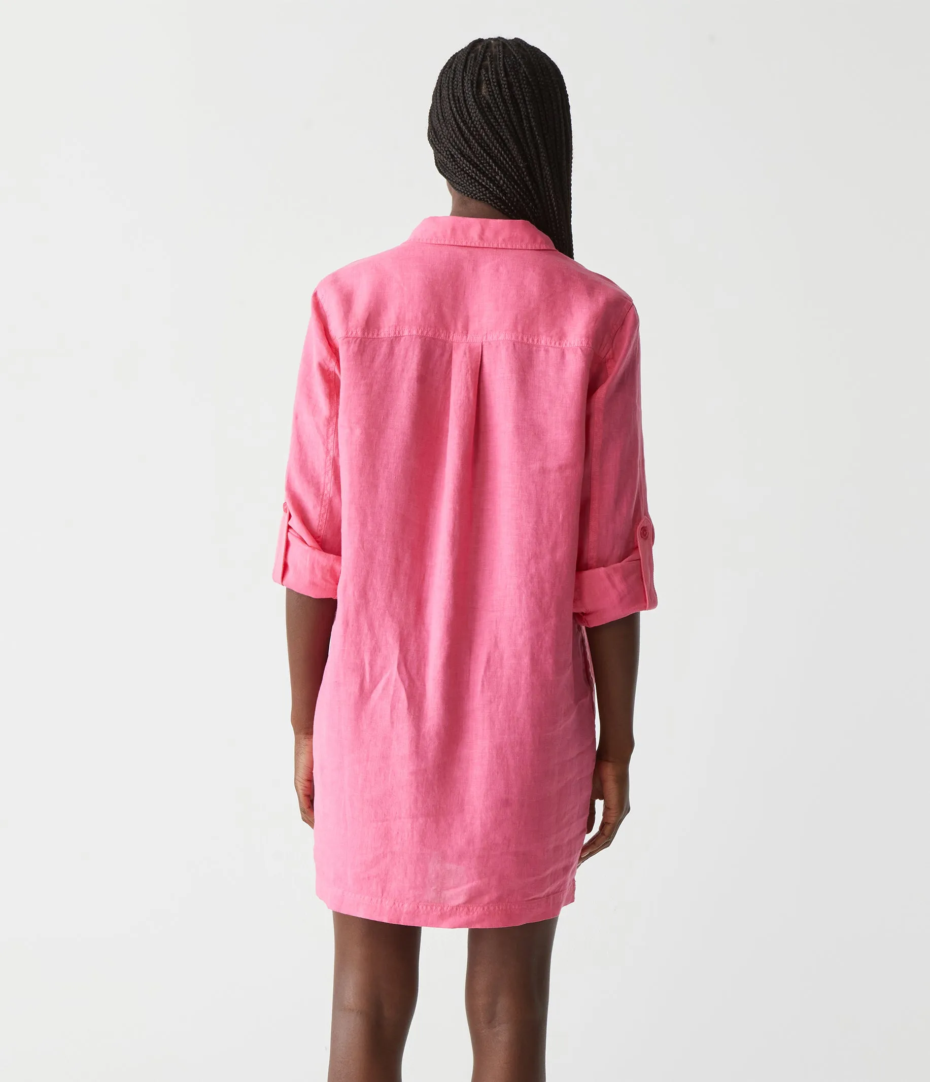 Eleanor Linen Shirt Dress