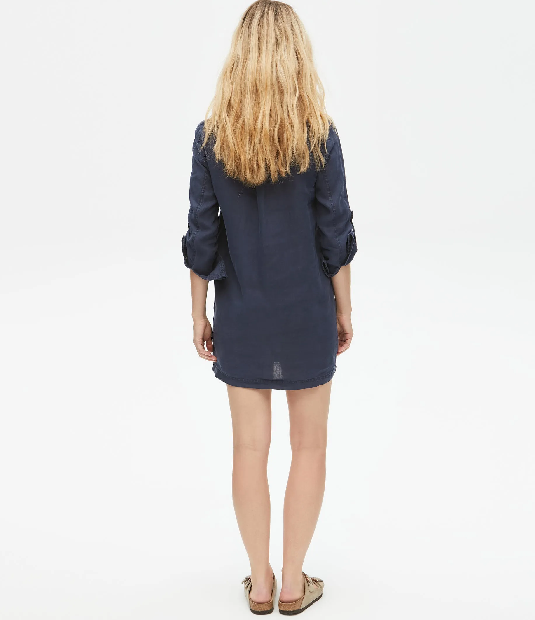 Eleanor Linen Shirt Dress