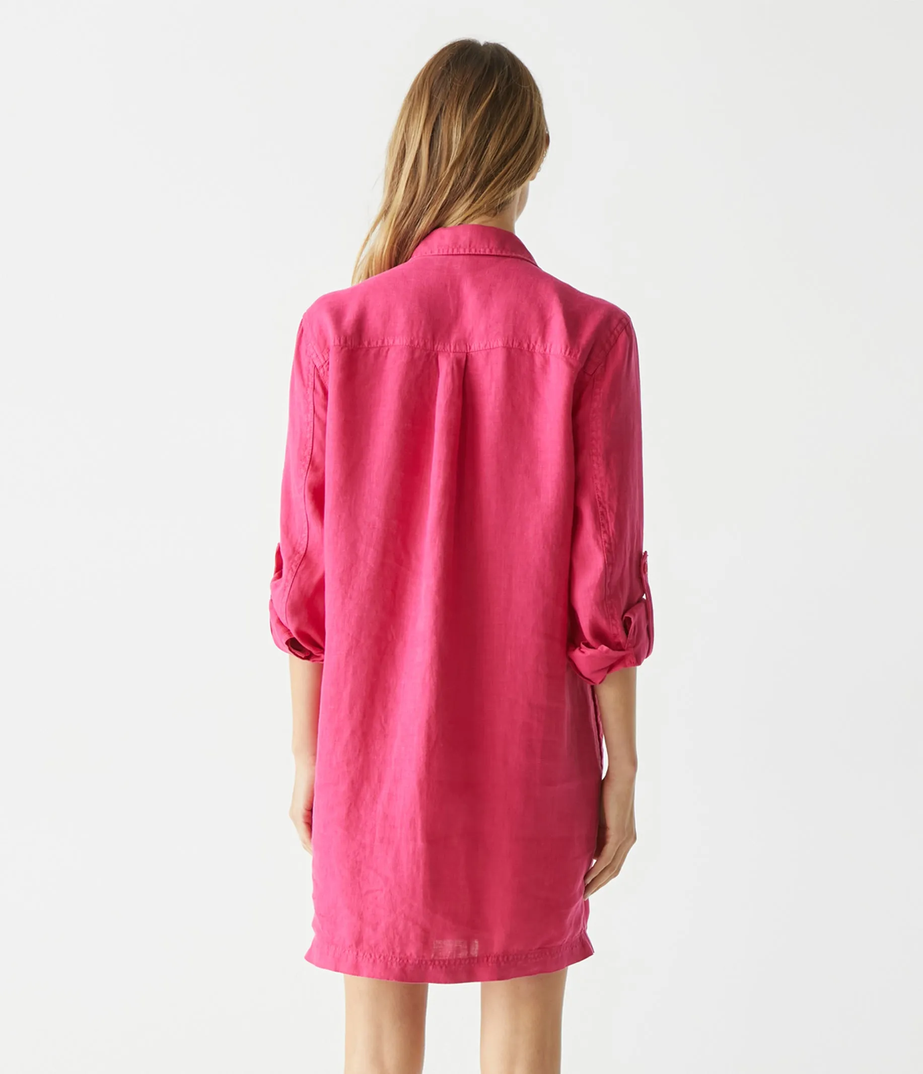 Eleanor Linen Shirt Dress