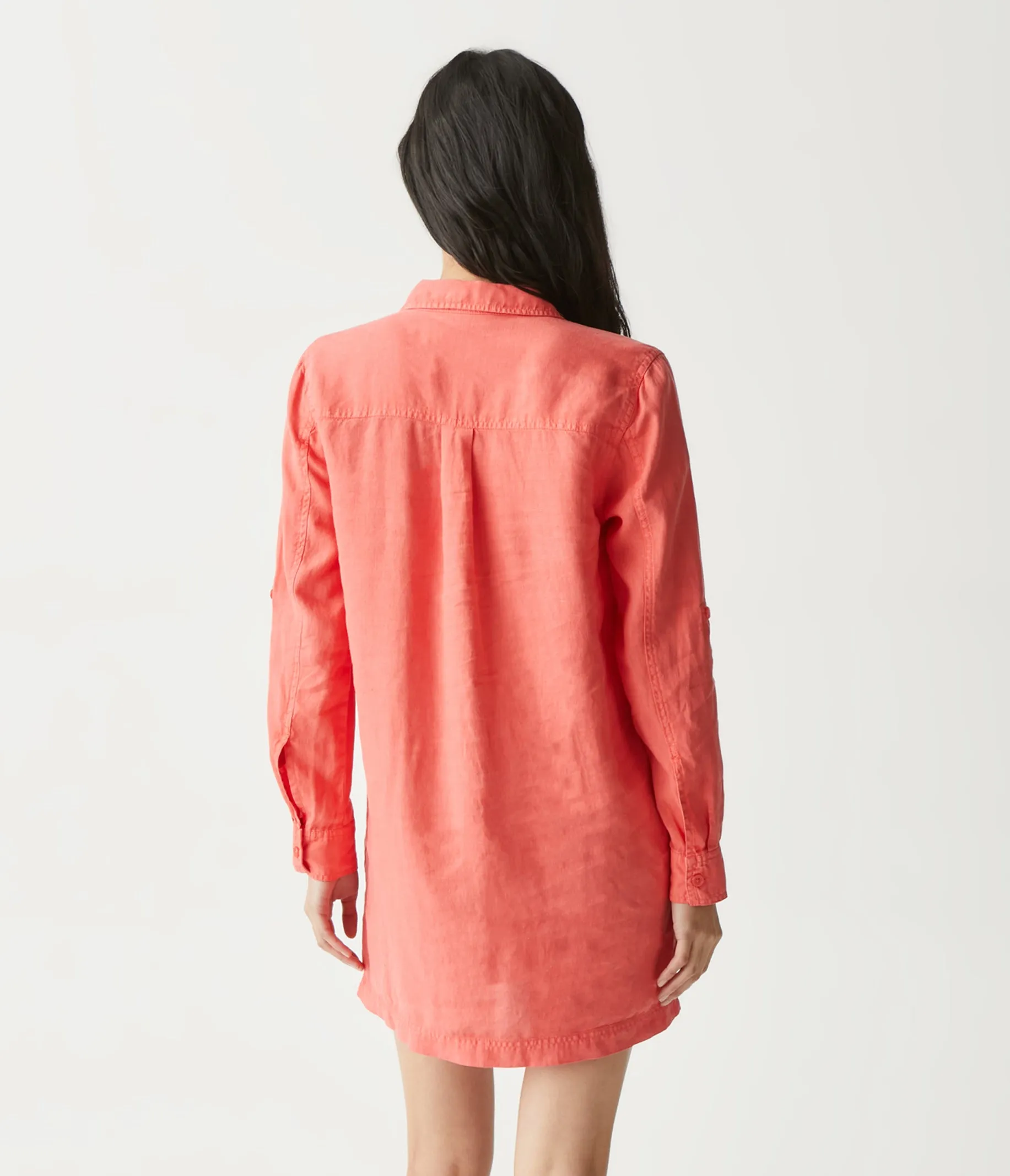 Eleanor Linen Shirt Dress