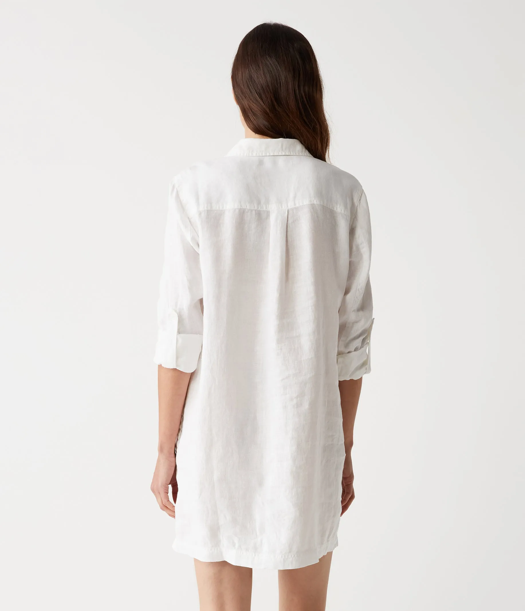 Eleanor Linen Shirt Dress