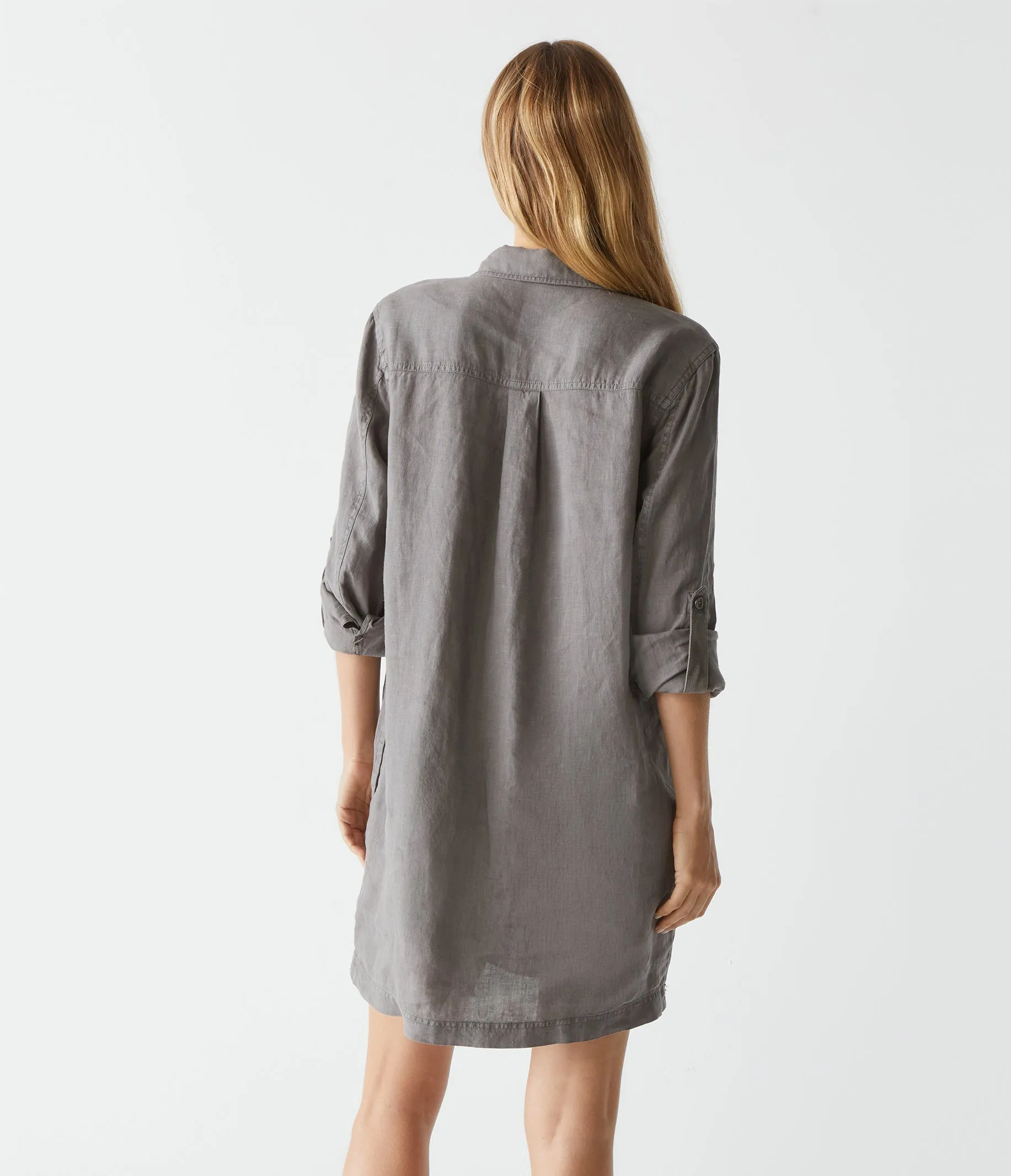 Eleanor Linen Shirt Dress