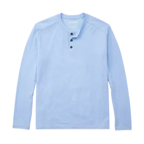 Fair Harbor Men's The Seabreeze Henley - Blue Glow - FINAL SALE