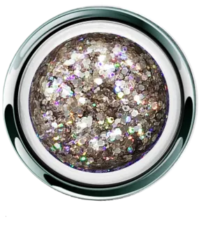 Gold Crush Glitter Gel - Akzentz Gel Play UV/LED