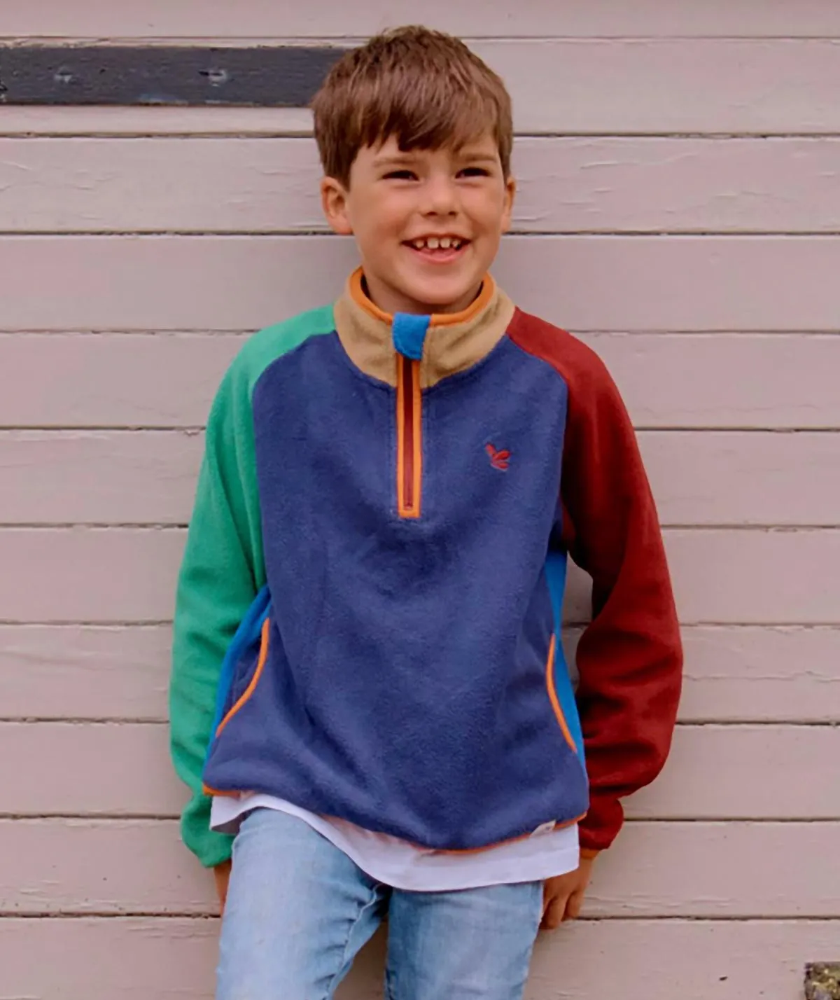 Half Zip Polar Fleece - Multi