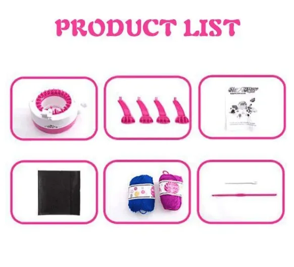 Hand-cranking DIY Knitting Machine