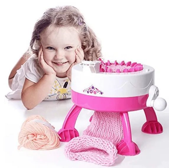 Hand-cranking DIY Knitting Machine