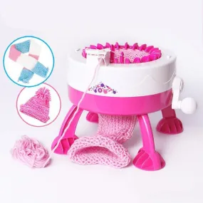 Hand-cranking DIY Knitting Machine