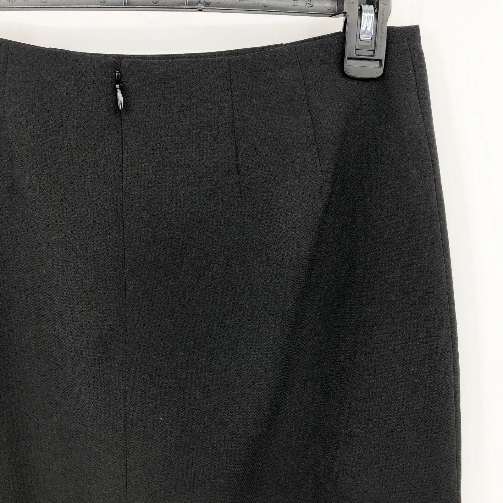 KASPER Women's Classic Pencil Skirt Size 4 Black Crepe Stretch Lined NWT