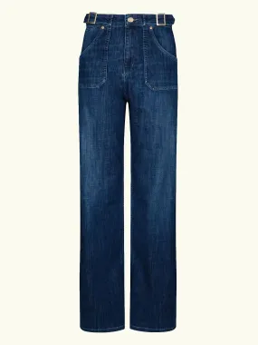 Minnie Wide Leg - Mid Wash