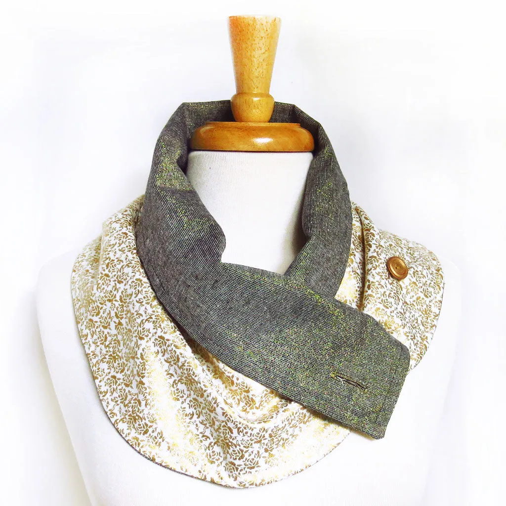 nichelle button scarf