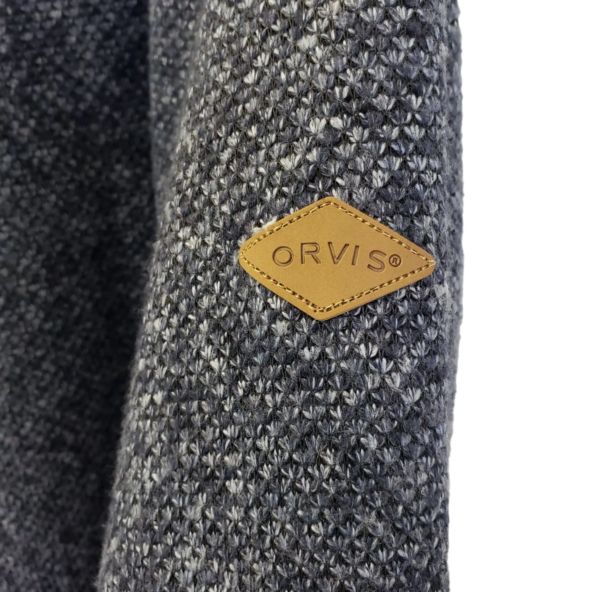 Orvis Fleece Lined Quarter Zip Pullover Jacket Size XXL