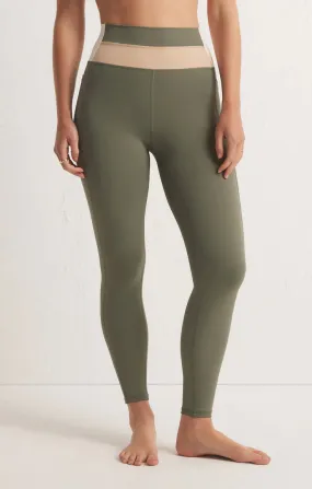 Side Barre 7/8 Legging - Olive Crush [Z Supply]