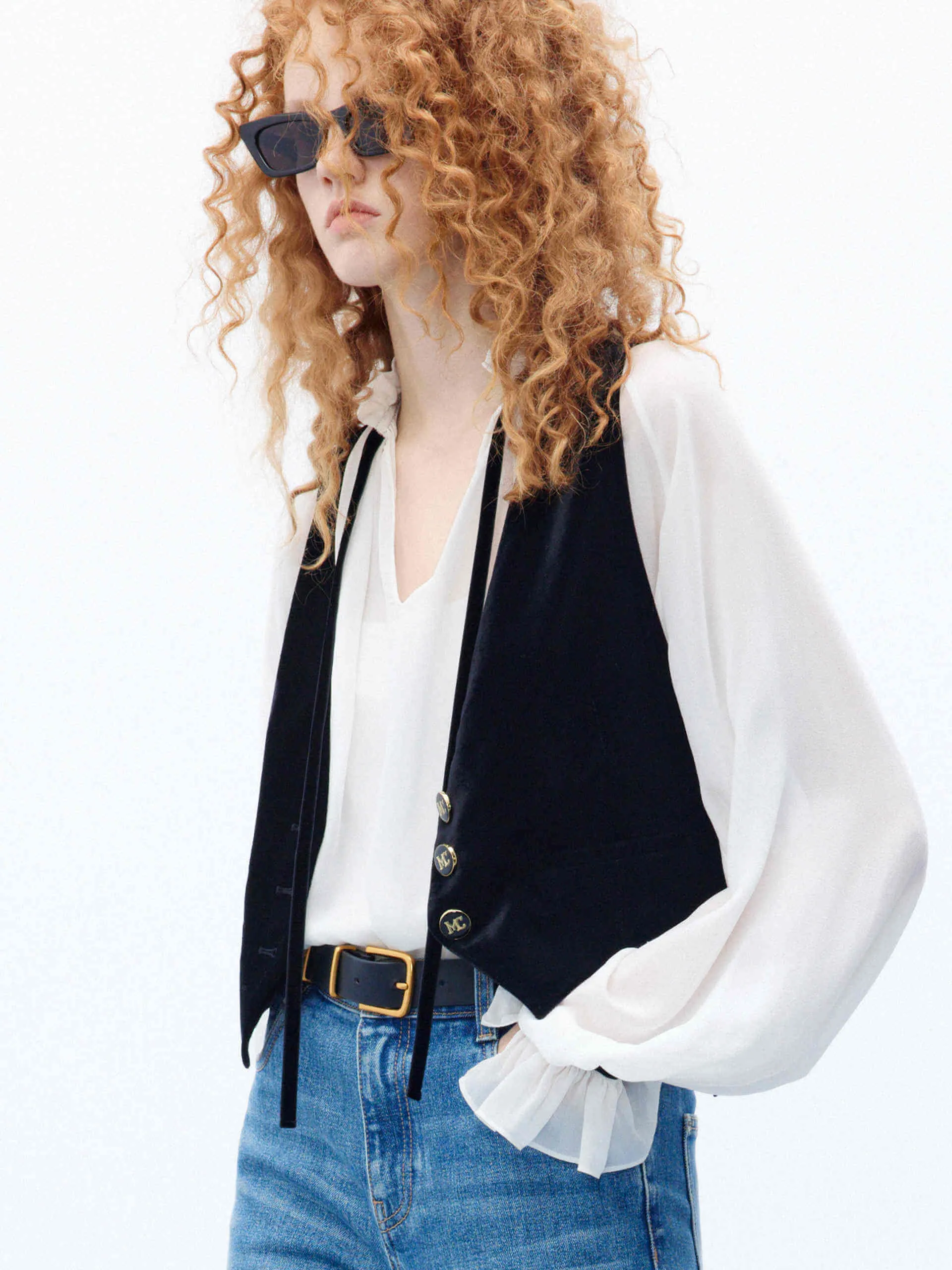 Silk Sheer Tie Top Set