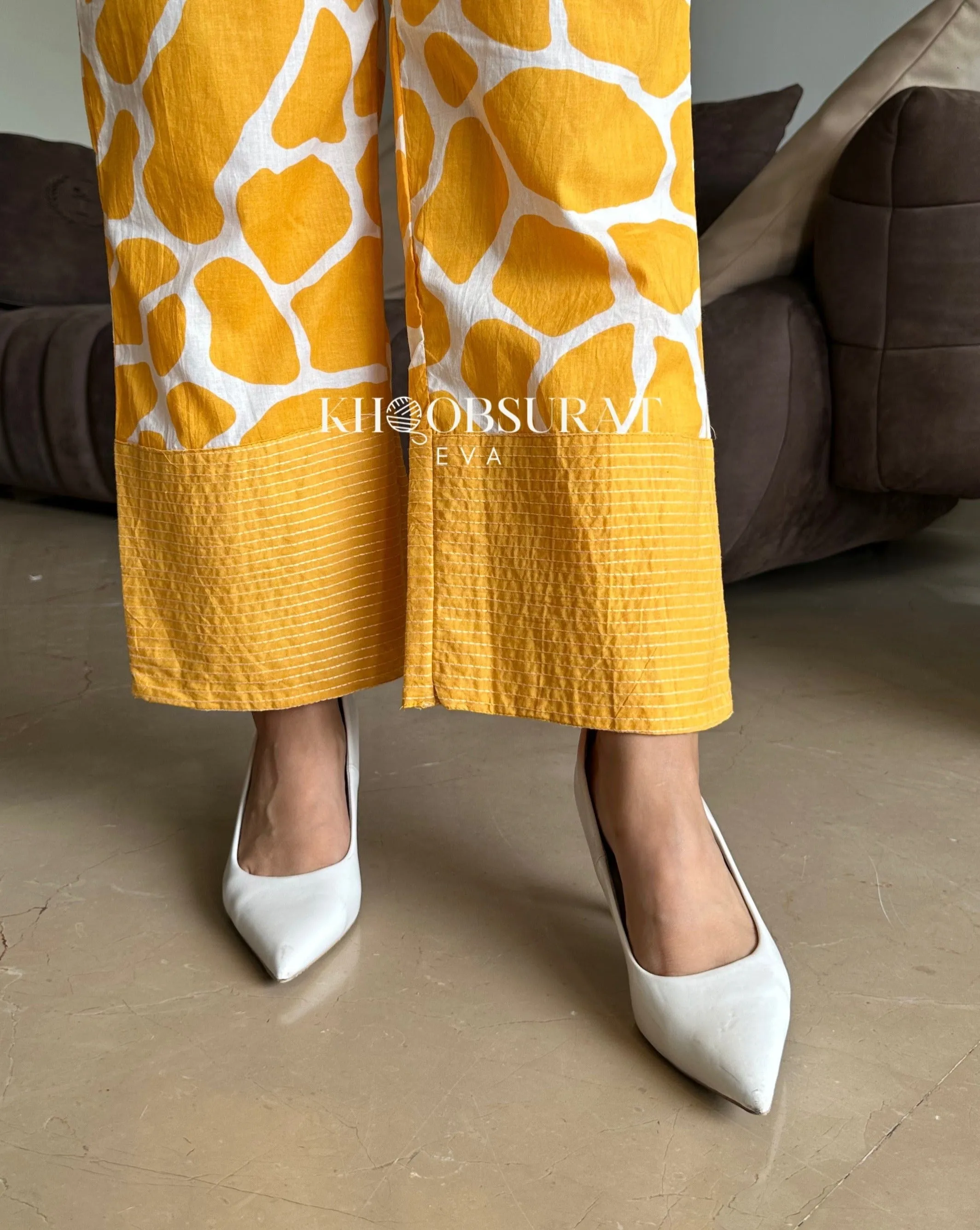 Sunshine Chic Yellow 3 Piece Coord Set