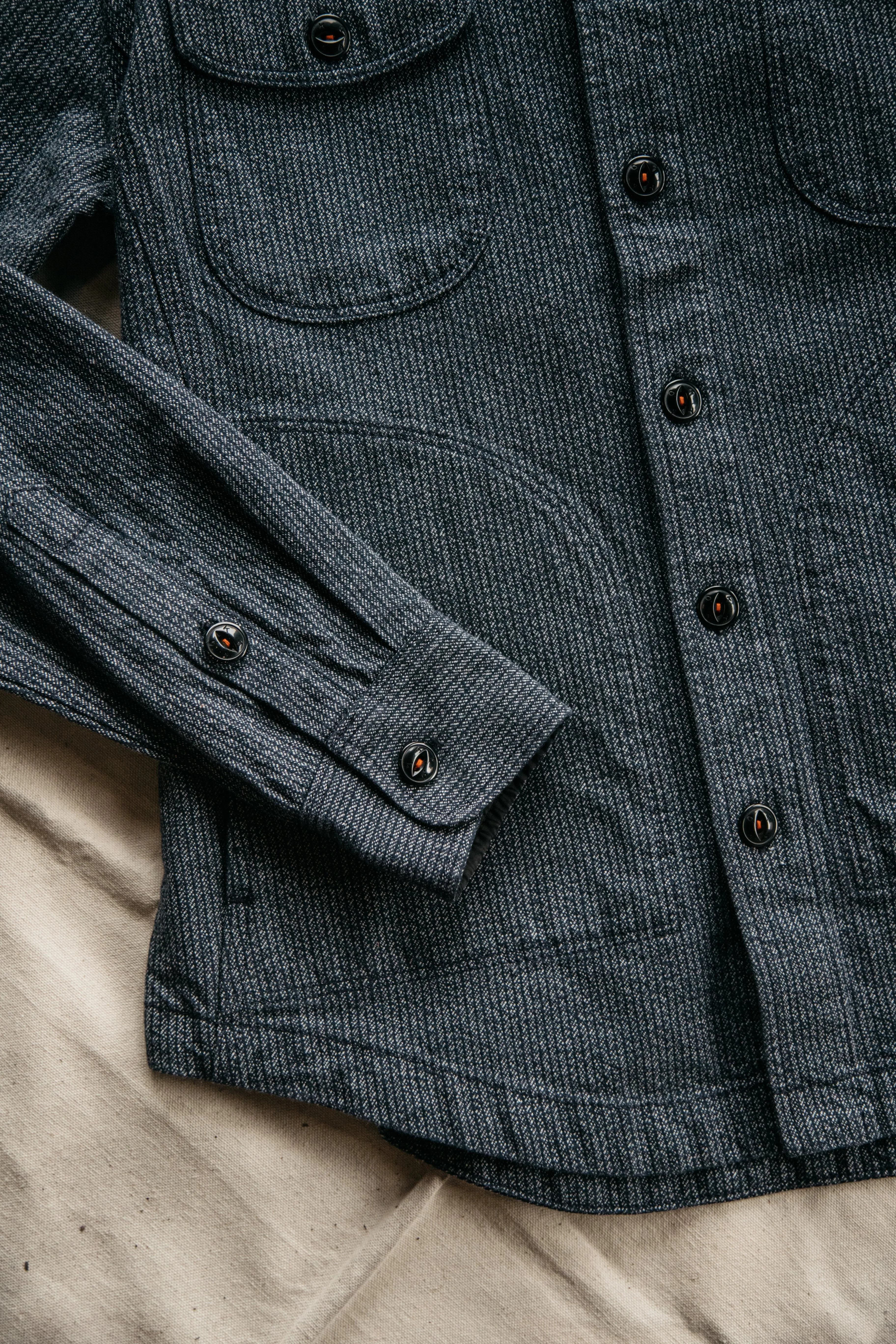 The Anvil Beach Cloth Jacket - Navy