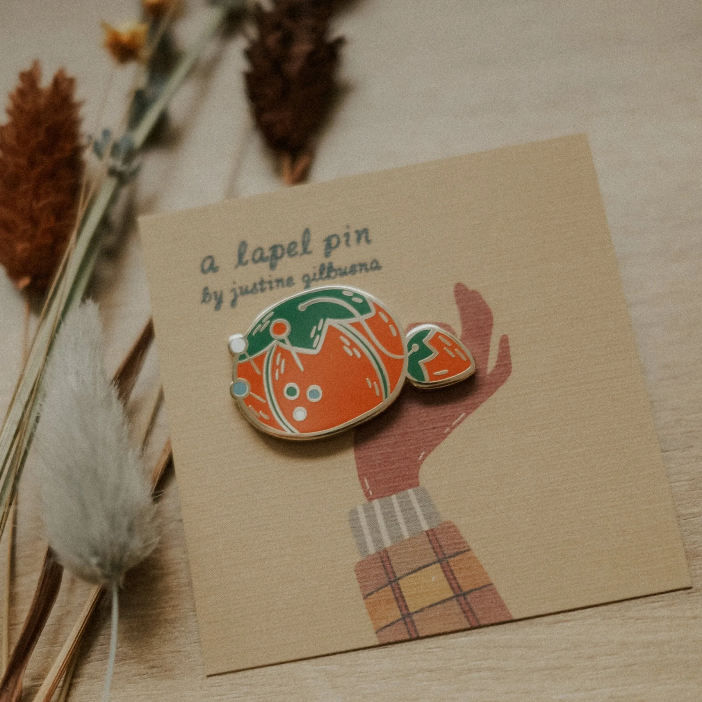 Tomato Pin Cushion - Justine Gilbuena